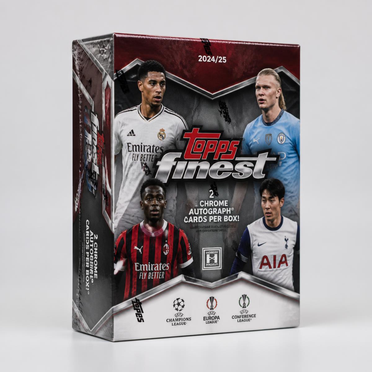 Caja hobby Topps Finest UCC 2025/26 vista frontal